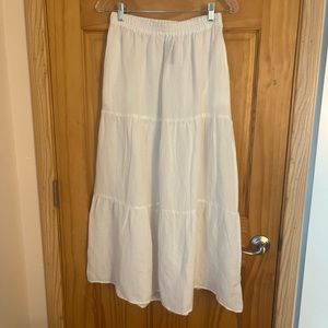 ELAN Maxi Tiered Skirt Size S
